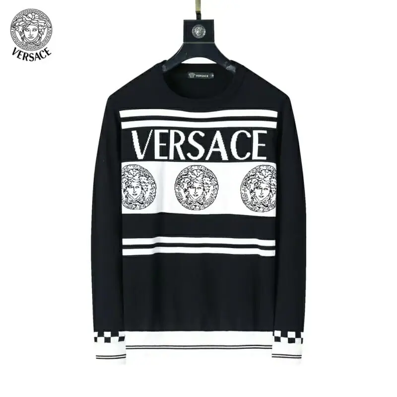 versace pull  manches longues pour homme s_124b741